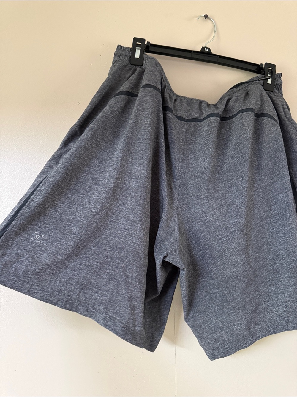 lululemon athletica Men's Heather Gray Athletic Shorts